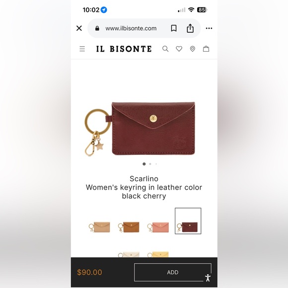 Il Bisonte Scarlino Women’s Keyring Wallet - Picture 4 of 4